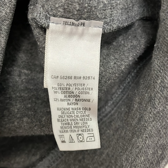 Splendid Flutter Sleeve Crewneck Top, Heather Grey - Picture 6 of 7